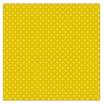 Polka dots Large Satin Scarf (Square) Front