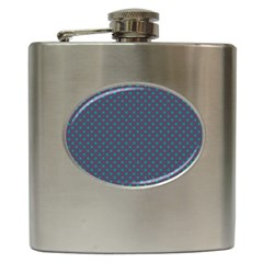 Polka Dots Hip Flask (6 Oz) by Valentinaart