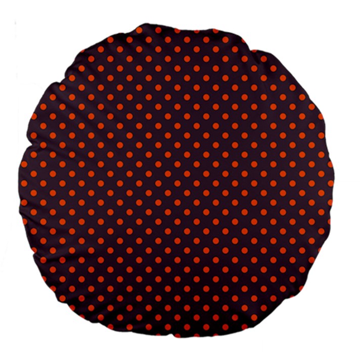 Polka dots Large 18  Premium Round Cushions