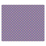 Polka dots Double Sided Flano Blanket (Small)  50 x40  Blanket Front