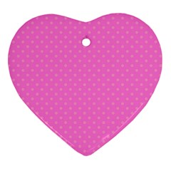 Polka Dots Ornament (heart) by Valentinaart
