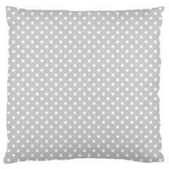 Polka Dots Large Cushion Case (one Side) by Valentinaart