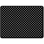 Polka dots Fleece Blanket (Large)  80 x60  Blanket Front