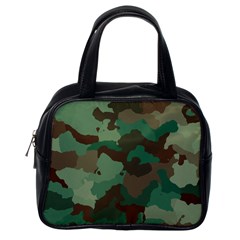 Camouflage Pattern A Completely Seamless Tile Able Background Design Classic Handbags (one Side) by Simbadda