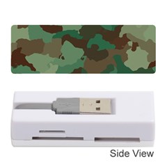 Camouflage Pattern A Completely Seamless Tile Able Background Design Memory Card Reader (stick)  by Simbadda