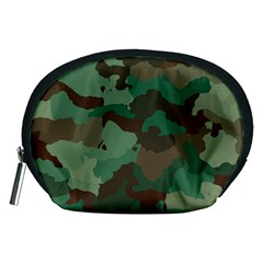 Camouflage Pattern A Completely Seamless Tile Able Background Design Accessory Pouches (medium) 