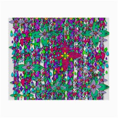 Sunny Roses In Rainy Weather Pop Art Small Glasses Cloth (2-side)