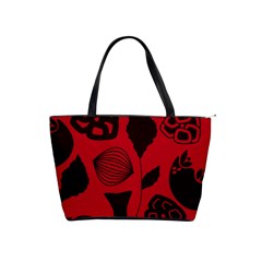 Congregation Of Floral Shades Pattern Shoulder Handbags by Simbadda