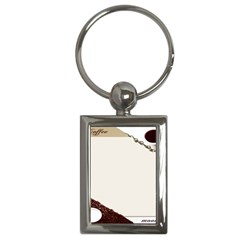 Greeting Card Coffee Mood Key Chains (Rectangle) 