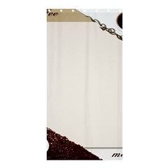 Greeting Card Coffee Mood Shower Curtain 36  X 72  (stall)  by Simbadda