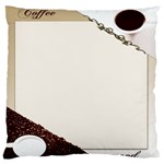 Greeting Card Coffee Mood Large Flano Cushion Case (Two Sides) Front