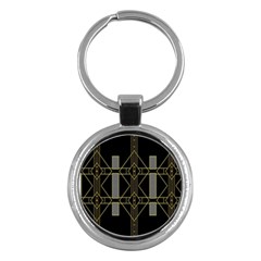 Simple Art Deco Style  Key Chains (round)  by Simbadda