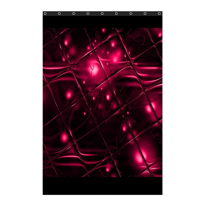 Picture Of Love In Magenta Declaration Of Love Shower Curtain 48  x 72  (Small) 