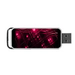 Picture Of Love In Magenta Declaration Of Love Portable USB Flash (One Side) Front