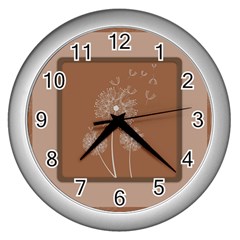 Dandelion Frame Card Template For Scrapbooking Wall Clocks (silver) 