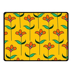 Small Flowers Pattern Floral Seamless Vector Fleece Blanket (small) by Simbadda