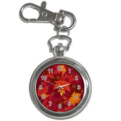 Autumn Leaves Fall Maple Key Chain Watches