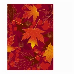 Autumn Leaves Fall Maple Small Garden Flag (Two Sides)