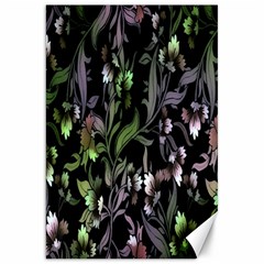 Floral Pattern Background Canvas 20  X 30   by Simbadda