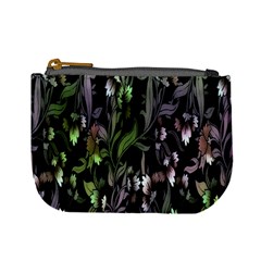 Floral Pattern Background Mini Coin Purses by Simbadda