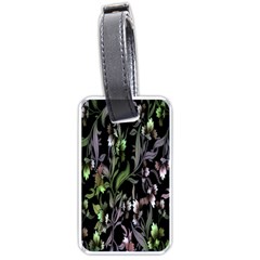 Floral Pattern Background Luggage Tags (one Side)  by Simbadda