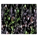 Floral Pattern Background Double Sided Flano Blanket (Small)  50 x40  Blanket Back