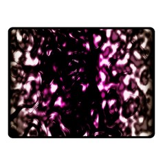 Background Structure Magenta Brown Double Sided Fleece Blanket (small)  by Simbadda