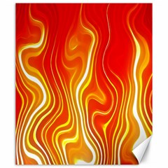 Fire Flames Abstract Background Canvas 20  X 24   by Simbadda