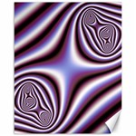 Fractal Background With Curves Created From Checkboard Canvas 16  x 20   15.75 x19.29  Canvas - 1