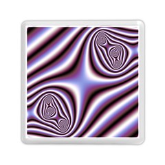 Fractal Background With Curves Created From Checkboard Memory Card Reader (Square) 