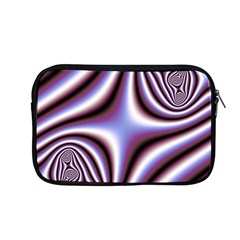 Fractal Background With Curves Created From Checkboard Apple Macbook Pro 13  Zipper Case by Simbadda