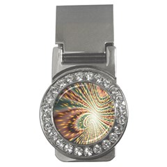 Vortex Glow Abstract Background Money Clips (cz)  by Simbadda