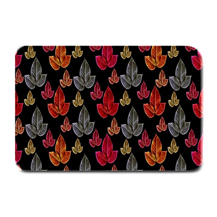 Leaves Pattern Background Plate Mats