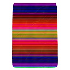 Fiestal Stripe Bright Colorful Neon Stripes Background Flap Covers (s)  by Simbadda