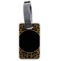 Abstract  Frame Pattern Card Luggage Tags (One Side) 