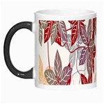 Floral Pattern Background Morph Mugs Left