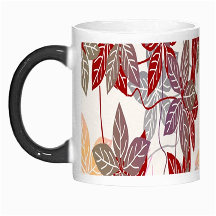 Floral Pattern Background Morph Mugs