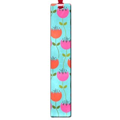 Tulips Floral Background Pattern Large Book Marks