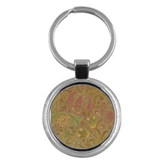 Floral Pattern Key Chains (round)  by Valentinaart