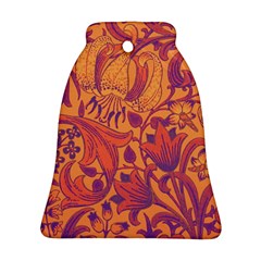 Floral Pattern Bell Ornament (two Sides) by Valentinaart