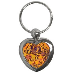 Floral pattern Key Chains (Heart) 