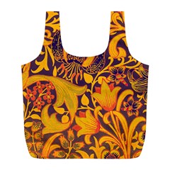 Floral pattern Full Print Recycle Bags (L) 