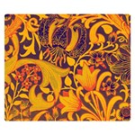 Floral pattern Double Sided Flano Blanket (Small)  50 x40  Blanket Front