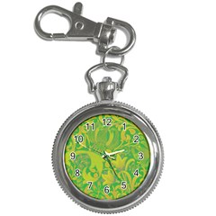 Floral Pattern Key Chain Watches by Valentinaart