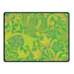 Floral Pattern Double Sided Fleece Blanket (small)  by Valentinaart