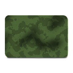 Vintage Camouflage Military Swatch Old Army Background Plate Mats by Simbadda