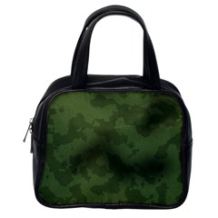 Vintage Camouflage Military Swatch Old Army Background Classic Handbags (one Side) by Simbadda