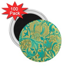 Floral Pattern 2 25  Magnets (100 Pack)  by Valentinaart