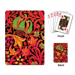 Floral Pattern Playing Card