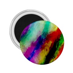 Colorful Abstract Paint Splats Background 2 25  Magnets by Simbadda